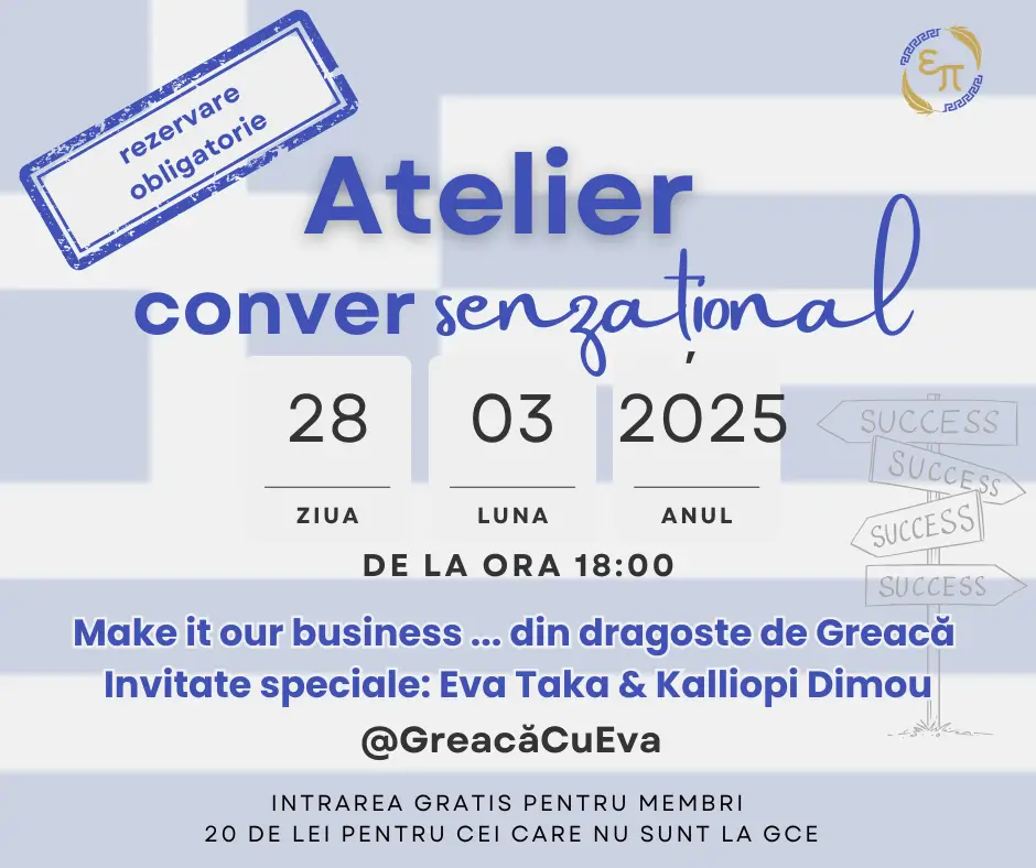 Atelier conversenzational martie 2025
