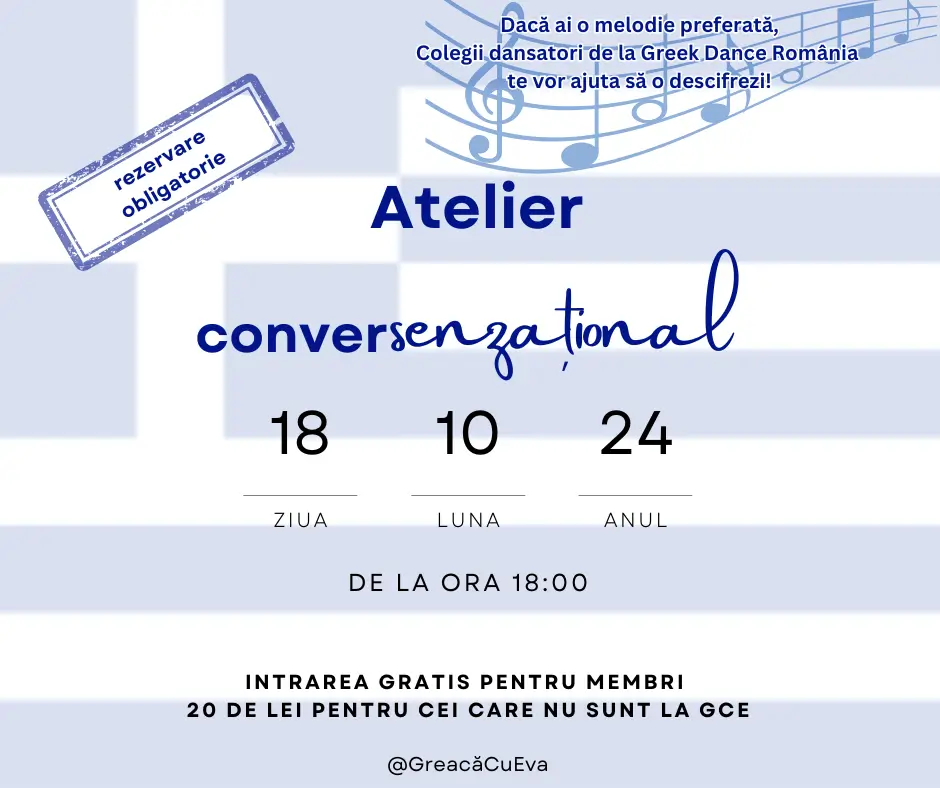 Atelier conversenzational de graca octombrie 2024